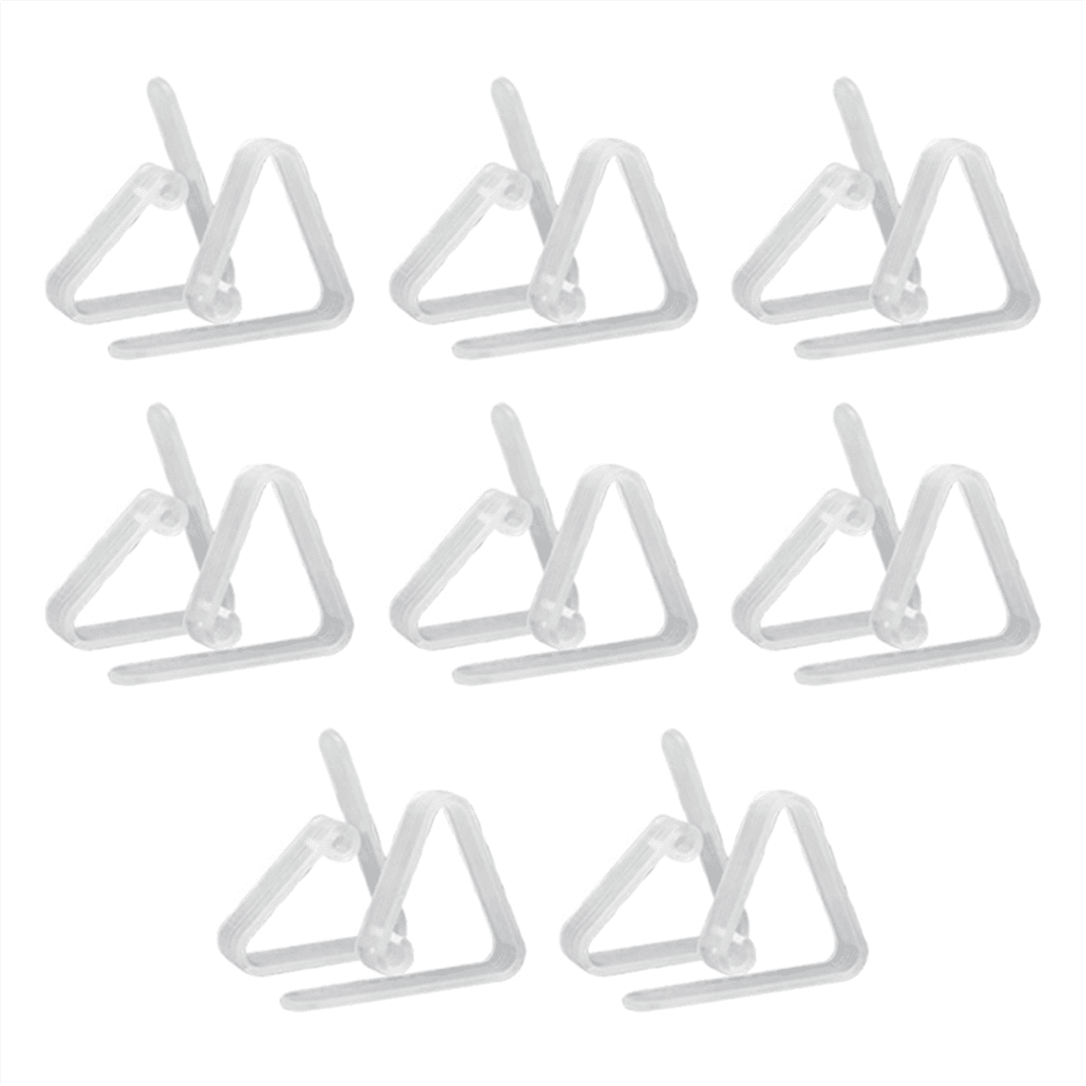 16 Pack Clear Plastic Tablecloth Clips, Transparent Plastic Table Cover Clamps, Picnic Tablecloth Holders