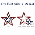 thumbnail image 3 of Liamobondopolis 3 Piece Nested Wooden Star Set 4th of July Patriotic Decor for Home Decor Living Room Table and Shelf, 3 of 7