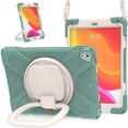 thumbnail image 4 of Funda con soporte de anillo ajustable para iPad de 9,7 pulgadas (2018) con correa para el hombro, gran soporte de anillo ajustable, protección contra golpes., 4 of 5