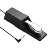 ammoon Universal Sustain Pedal for Electronic Keyboard Digital Piano Foot Damper Pedal Compatible with Ymaha Roland Casio Electronic Pianos