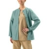 Medline AngelStat Unisex Snap-Front Warm-Up Scrub Jacket