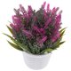 thumbnail image 3 of Adorno de flor de lavanda falsa con decoración de bonsái de lavanda de simulación de maceta, 3 of 6