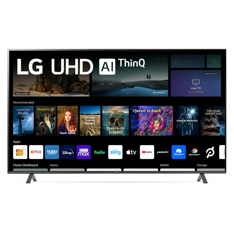 LG 75 pulgadas Class UR9000 Series Alexa Smart TV 4K incorporado (3840 x  2160), Bluetooth, Wi-Fi, USB, Ethernet, frecuencia de actualización HDMI