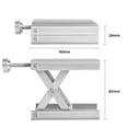 thumbnail image 3 of Aluminum Router Lift Table Woodworking Engraving for Spirit Level Lifting Stand Silver, 3 of 8