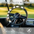 thumbnail image 3 of ZUXONGSY Sun Moon Golf Cart Steering Wheel Covers Universal Car Wheel Cover Machine Washable Club Car Steering Wheel Cover Heat Resistant Steering Wheel Covers Universal Fit 13-14 Inch Car, 3 of 7