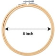 thumbnail image 2 of Better Crafts Wood Embroidery Hoop with Round Edges 1 Piece 5 Inch, 2 of 7