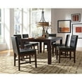 thumbnail image 4 of Progressive Furniture Athena Set of 2 Wood Dining Chairs Dark Chocolate Brown, 4 of 5
