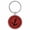 Red, variant on Boat Anchor Compass Purple Laser Engraved Leatherette Keychain Backpack Pull - 1.5 x 3 Inches