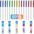 thumbnail image 1 of 60 Pieces Sewing Machine Needles  Regular Point Machine Needles for Singer  Brother  Janome  (5 Colors), 1 of 5