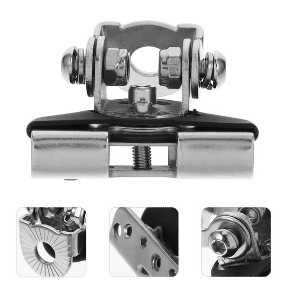 Worgeous Silver Iron Light Bar Bracket for Car Modification Easy Installation Ditch Light Mounts 1 Set