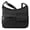 Black, variant on SILVERFEVER Medium Leather Hobo Handbag for Women  Shoulder Purse with Built-in Wallet Organizer, Genuine Leather Everyday Bag