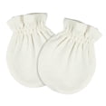 thumbnail image 3 of Gerber Essentials Mitones bebé azul blanco 4 pzs algodón antirrasguños 0-3 meses, 3 of 5