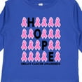 thumbnail image 4 of Inktastic Hope Breast Cancer Awareness Boys or Girls Long Sleeve Toddler T-Shirt, 4 of 5