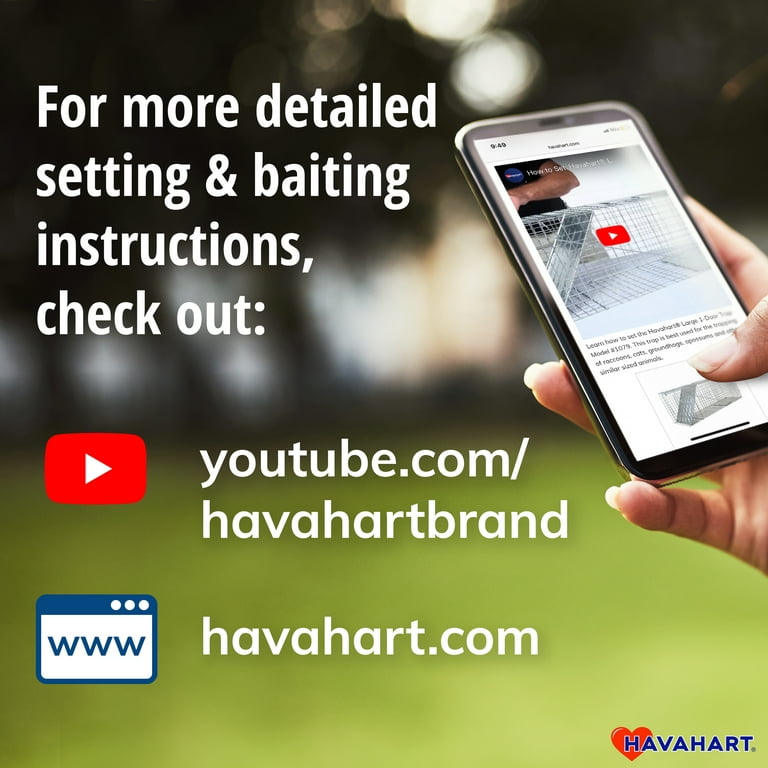 Havahart® Easy Set® Small 1-Door Animal Trap