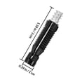 thumbnail image 2 of OFFIGAM Cam Lock Nut for Furniture 100Set Hidden Design Cold Rolled Steel Nylon Bed Assembly, 2 of 8