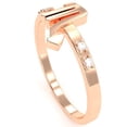 thumbnail image 5 of Scorpio Zodiac Sign Diamond Ring In Solid 14k Rose Gold, 5 of 6