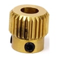 thumbnail image 1 of Engranaje del extrusor MK8 26 cobre 11 mm x 11 mm para impresora 3D, 1 of 6