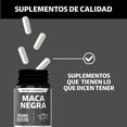 thumbnail image 2 of Suplemento Alimenticio Maca Peruana Negra Orgánica 100% Pura Beyond Vitamins 60 cápsulas, 2 of 6