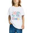 thumbnail image 4 of Frwgonr Boys Girls T-Shirts White Kids 100th Day of School T-Shirt Celebration Top 3-14 Years, 4 of 5