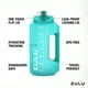 thumbnail image 3 of Botella de agua ZULU Goals de medio galón, 1,9 L, con marcador de tiempo, 3 of 8