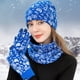 thumbnail image 3 of Gorro de invierno, bufanda, guantes, gorro de punto para nieve, gorro de calavera, manoplas con pantalla táctil, bufandas circulares para mujer, 3 of 5
