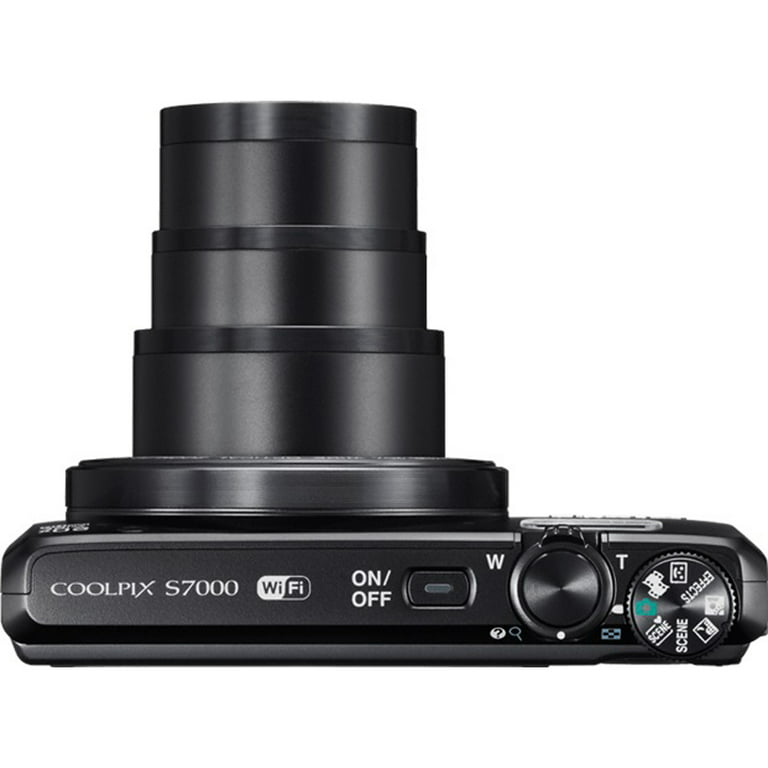 Nikon Coolpix S7000 16 Megapixel Compact Camera, Black - Walmart.com