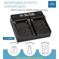thumbnail image 3 of BM Premium 2 Pack NP-F970 High Capacity Batteries and Dual Bay Charger for Sony PXW-Z150, Z190, Z280, NEX-EA50M, FDR-AX14K, HDR-AX2000, FX7, FX1000, 3 of 6