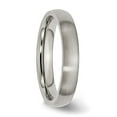 thumbnail image 4 of Chisel Titanium Brushed 4mm Half Round Band, 4 of 7