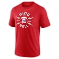 thumbnail image 2 of Men's  Red Philadelphia 76ers Huddle Tri-Blend T-Shirt, 2 of 3