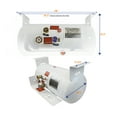 thumbnail image 5 of Flame King 12.2 Gallon Horizontal Propane Tank, 12" x 28", for RVs and Trailers, 1 Count, 5 of 6