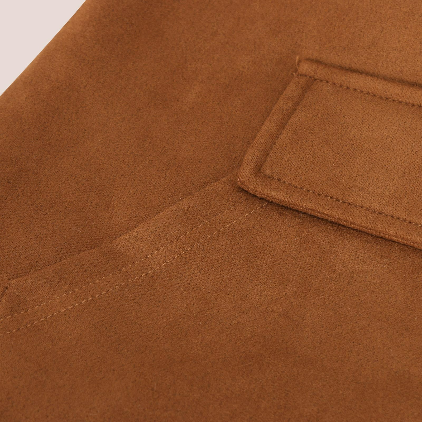 YLSDY Mens Shearling Bomber Suede Jacket Winter Warm Faux Leather Suede Jackets Vintage Sherpa Lined Fleece Overcoats Brown XXXXL