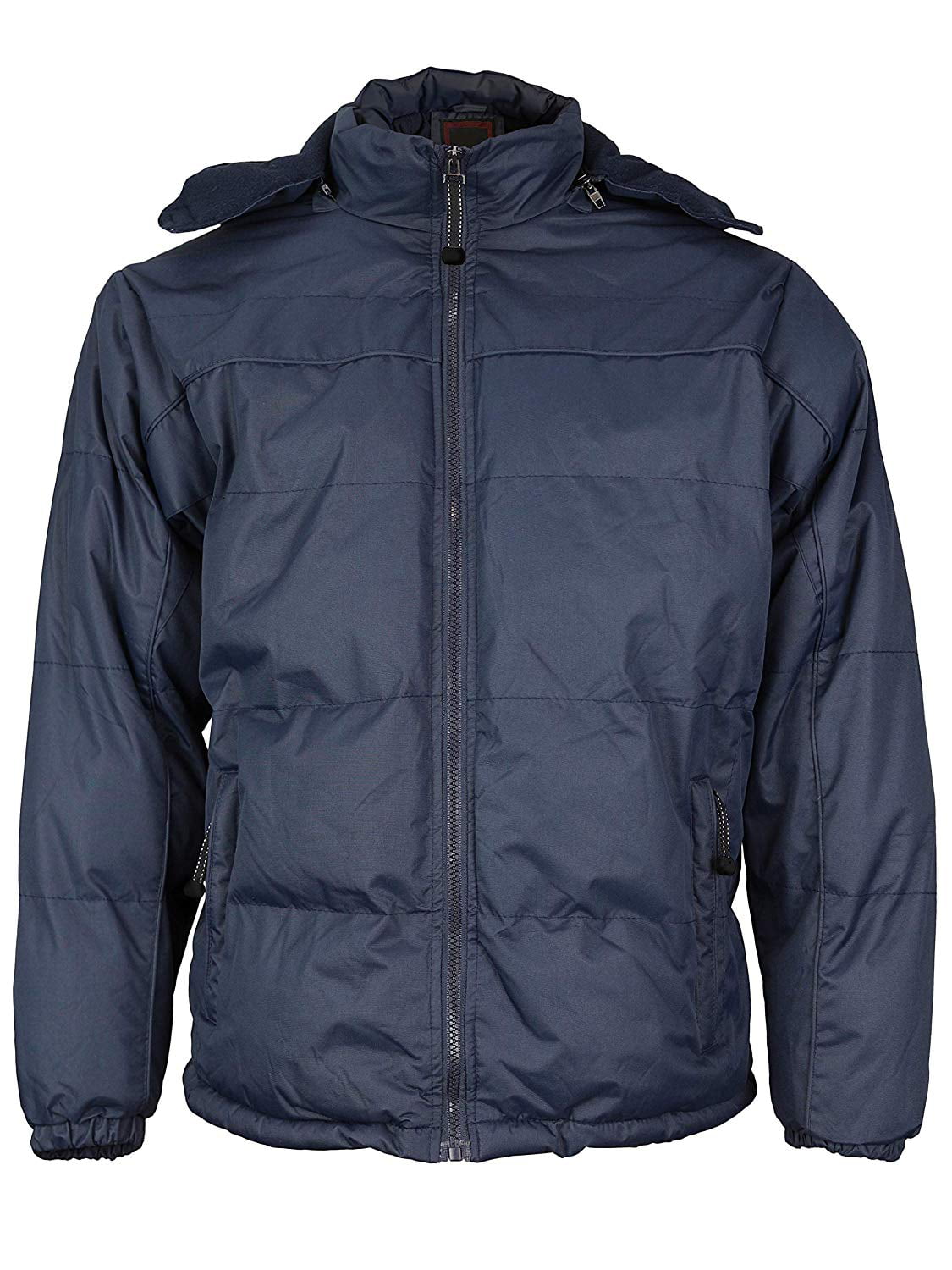 VKWEAR - Men's Heavyweight Insulated Lined Jacket with Removable Hood ...