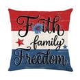 thumbnail image 2 of Throw Pillow Cover, Sofa Cushion Cover, 250th Anniversary Themed Patriotic Printed Exterior with Textile, for Living Room Ornament, Indoor Sofa Decor, Home Holiday Layout, 2 of 7