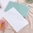 thumbnail image 3 of Nvzi Funda de almohada de satén blanco acolchado de 4 piezas, cómoda y transpirable, 11,81 x 19,69 pulgadas (pasta de frijoles rojos), 3 of 5