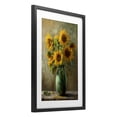 thumbnail image 2 of Stupell Industries Transitional Moody Sunflower Vase Black Framed Print Under Glass, 14 x 20, by Creative Studio, 2 of 8