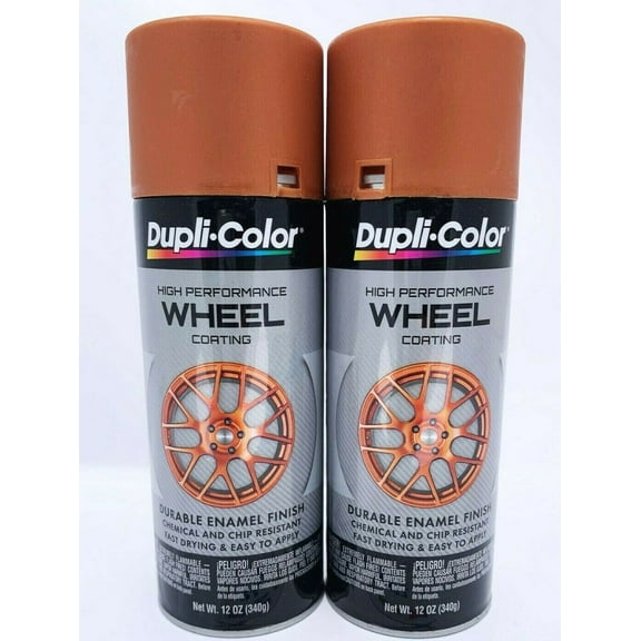 Duplicolor HWP110 - 2 Pack Wheel Coating Spray Paint Copper - 12 oz