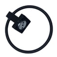 thumbnail image 6 of Polished Towel Hook Hand Rack Holder Bathroom Kitchen Towel Rack Wall Mount - Black, Towel, 6 of 6