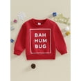 thumbnail image 2 of Bagilaanoe Baby Girl Boy Casual Sweatshirt Toddler Long Sleeve Letter Print Pullover 6M 12M 18M 24M 3T 4T Kids Fall Loose Tee Tops, 2 of 8
