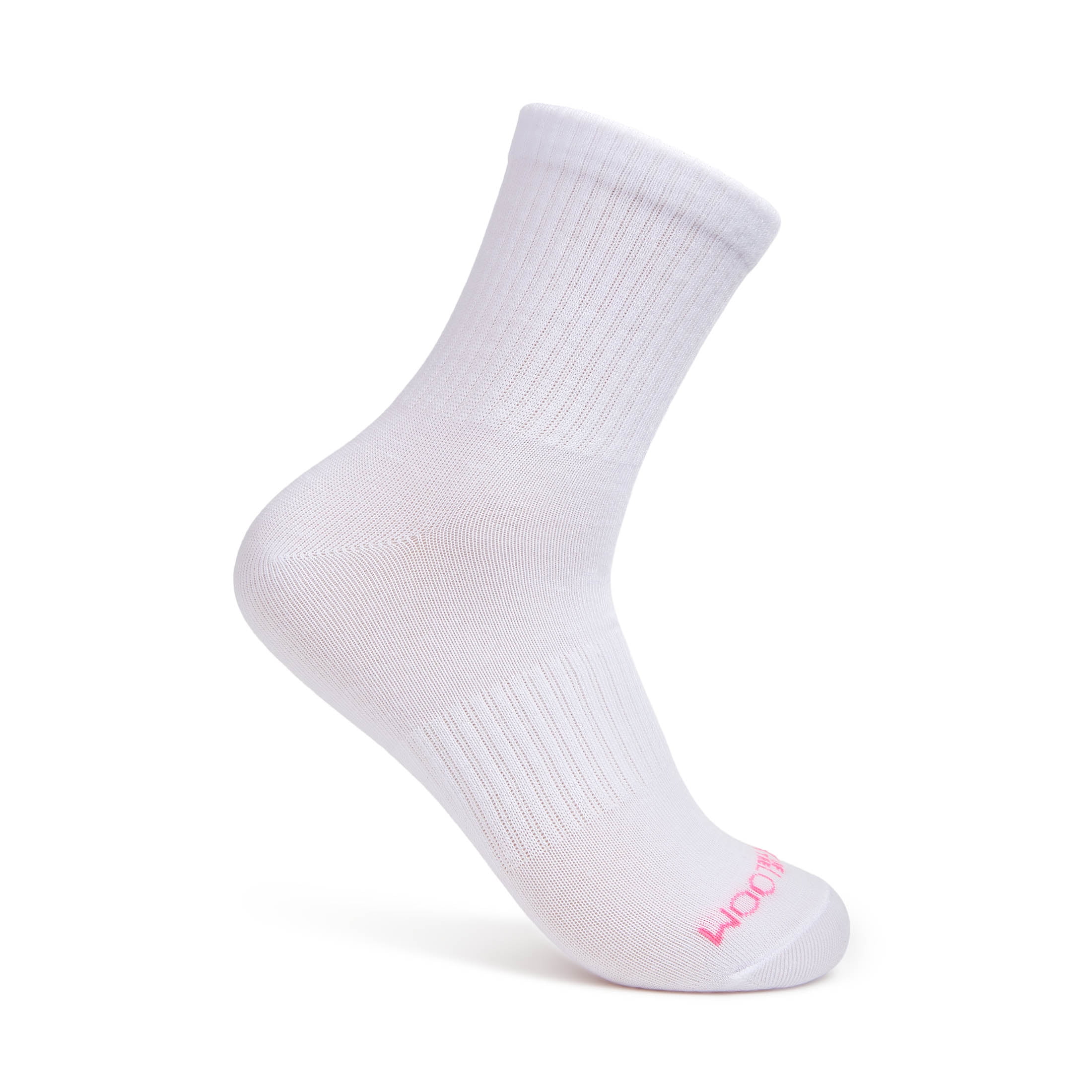Fruit of the Loom Womens Value Mid Crew Socks, 3-Pack, Sock Sizes 4-10