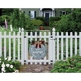 thumbnail image 2 of Hello Winter Front Door Sign Funny Wreaths Hanging Wooden Plaque Decoration Round Rustic Wood Farmhouse Porch Decor for Home Front Door Decor, 11 x 11 Inch, 2 of 5