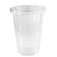 thumbnail image 2 of [50 Count] 24 oz Clear Plastic Disposable PET Cups with Lids | Crystal Clear PET Cup | Cold Smoothie | Iced Coffee Go Cups | Ideal for Coffee, Parfait, Juice, Soda, Cocktail, Party Cups (24OZ), 2 of 7