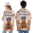 thumbnail image 5 of Happy Thanksgiving Doberman Pinscher Welcome Thankful Fall Autumn Pumpkin All Over Print 3D Baseball Shirt Doberman Dog Lover Gifts Softball Sport - 02021, 5 of 6