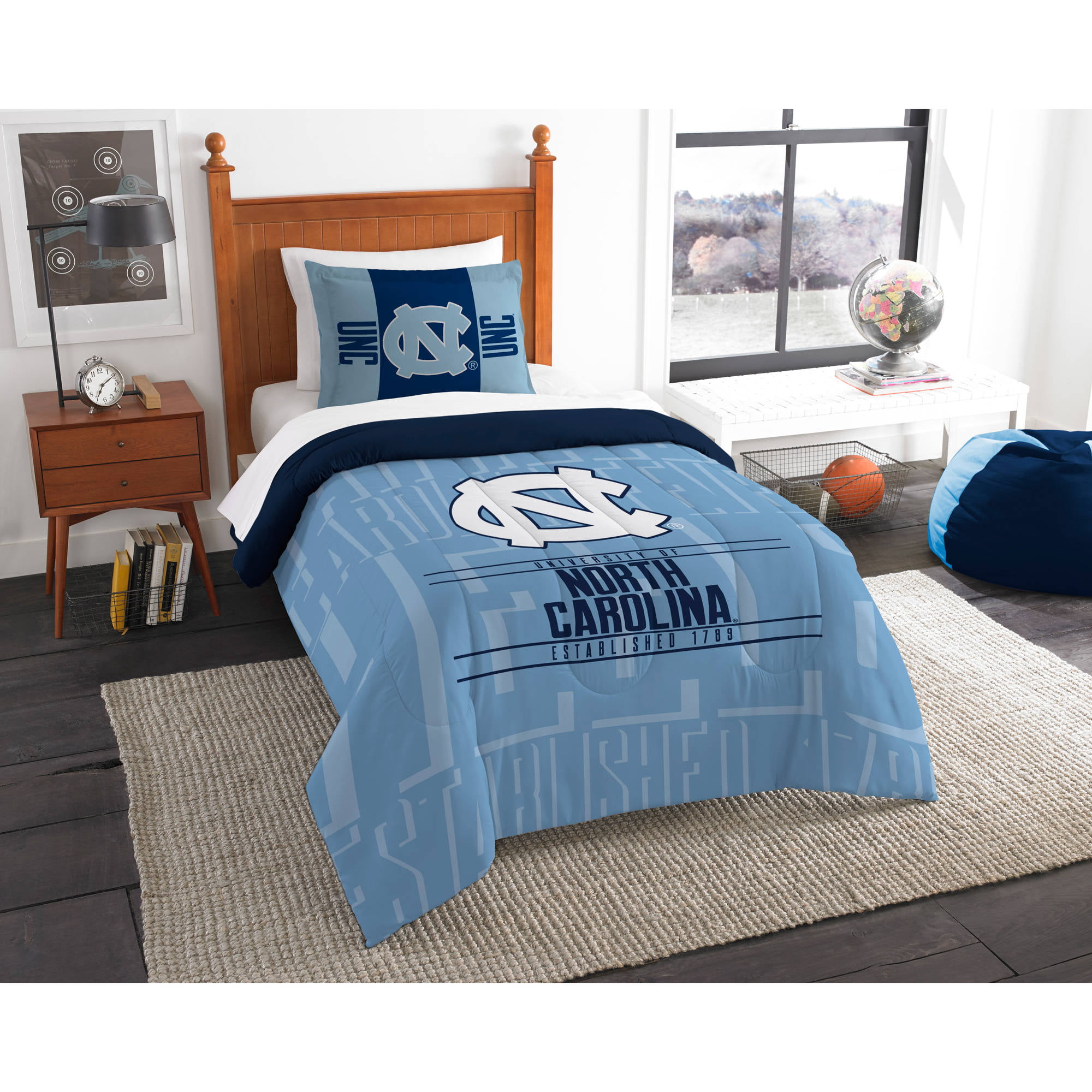 NCAA Modern Take Twin Comforter and Sham 
