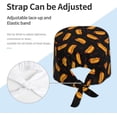 thumbnail image 4 of Working Cap with Sweatband for Women Men, Adjustable Cleaning Working Hats, Surgical Caps(Tie Back), 4 of 6