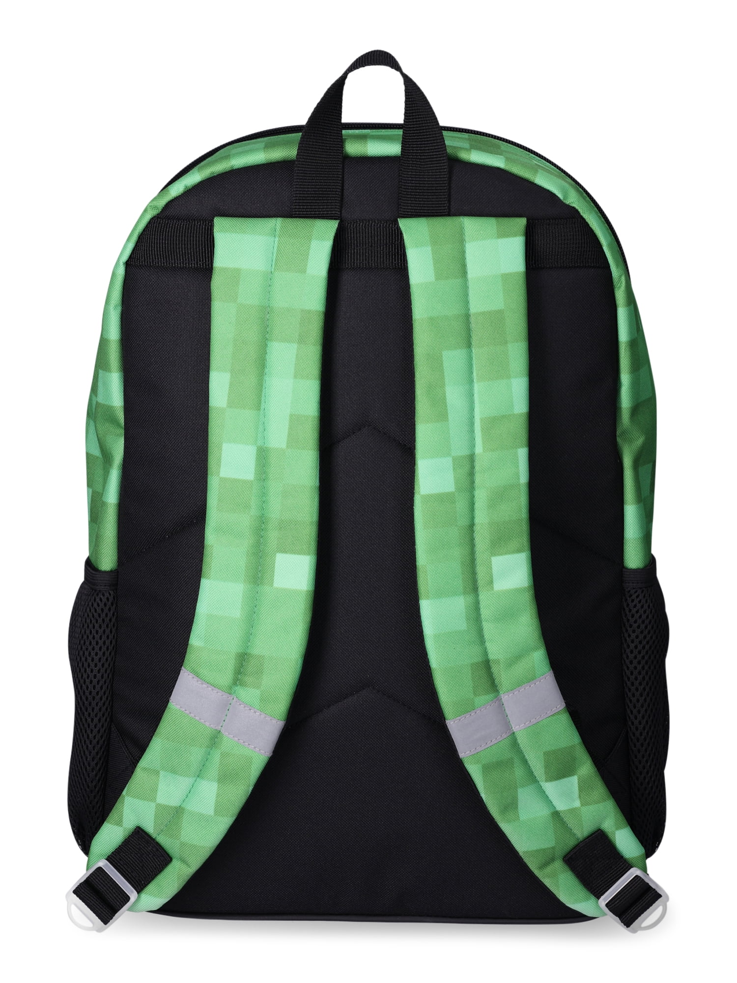 Minecraft Boys Backpack with Lunch Bag 2-Piece Set Green Multi-Color