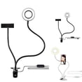 thumbnail image 2 of Selfie Ring Light Cellphone Holder Stand Clip-on Type Live Streaming Fill Light Flexible Bracket 360 Degree Rotation, 2 of 8