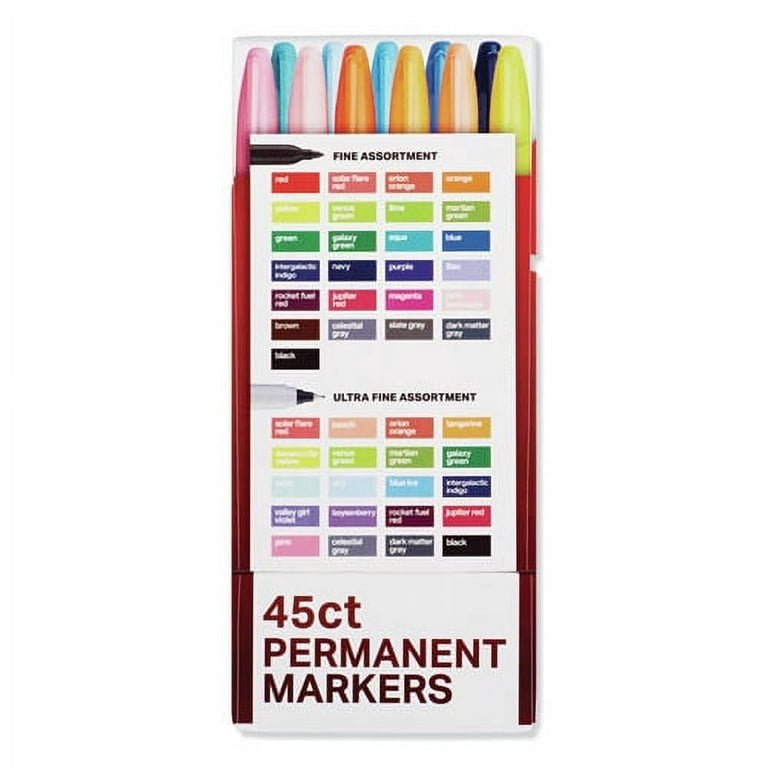 SHARPIE Permanent Markers Ultimate Collection, Fine and Ultra Fine