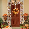 thumbnail image 6 of geerera 6.5 Ft Maple Leaf Garland with Pumpkins and Berries, White Fall Vine for Thanksgiving Decor, Fireplace, Wedding, Home, 6 of 6