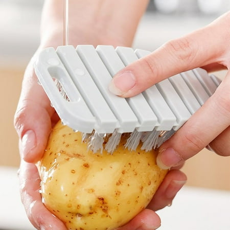 

WLAGOOD Home on Clearance!Fruit Vegetable Brush Fruit Brush Vegetable Cleaning Tools Multifunctional Cleaning Brush Soft Bristles Potato Scrubbers Household Cleaning Products Plastic