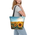 thumbnail image 2 of Sikiie Sunlit Sunflower Field Shoulder Bag Casual Hobo Crossbody Tote Bag for Women and Men Large Purse Messenger Bag Travel Work, 2 of 6